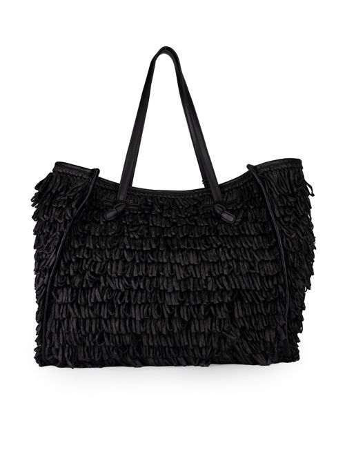 Borsa Marcella in rafia Nero GIANNI CHIARINI | BS 10680 SUMCRAZYNERO